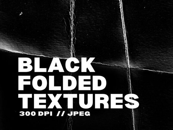 10 Black Folded Textures: Elevate Your Design Projects with Depth and Drama