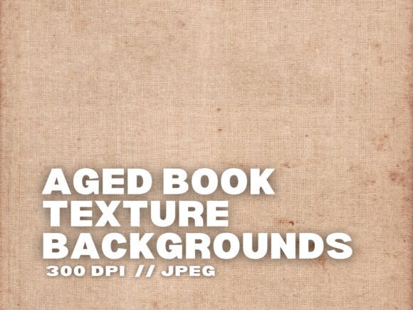 Aged Book Textures for Creative Design Projects