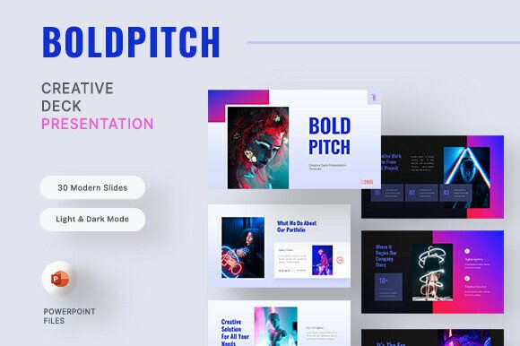 BoldPitch – Creative Deck PowerPoint: A Modern Solution for Confident Presentations