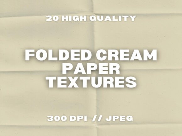 Creative Design Inspiration with Folded Cream Paper Textures