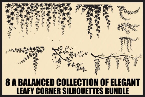 Elegant Leafy Corner: A Timeless Design Element for Modern Creatives