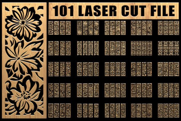 Intricate Laser Art Patterns: A Versatile Design Resource for Creative and Commercial Projects