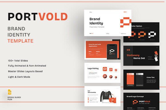 Portvold Brand Identity Google Slides