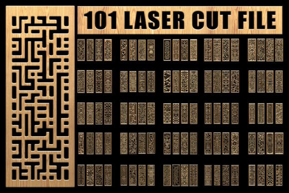 Precision Laser Cut Set: Elevating Design with Versatile Creative Assets