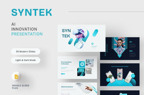 Syntek – AI Innovation Google Slides