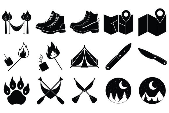Unlocking Creative Potential with Silhouette Camping Elements Set -Vol 2
